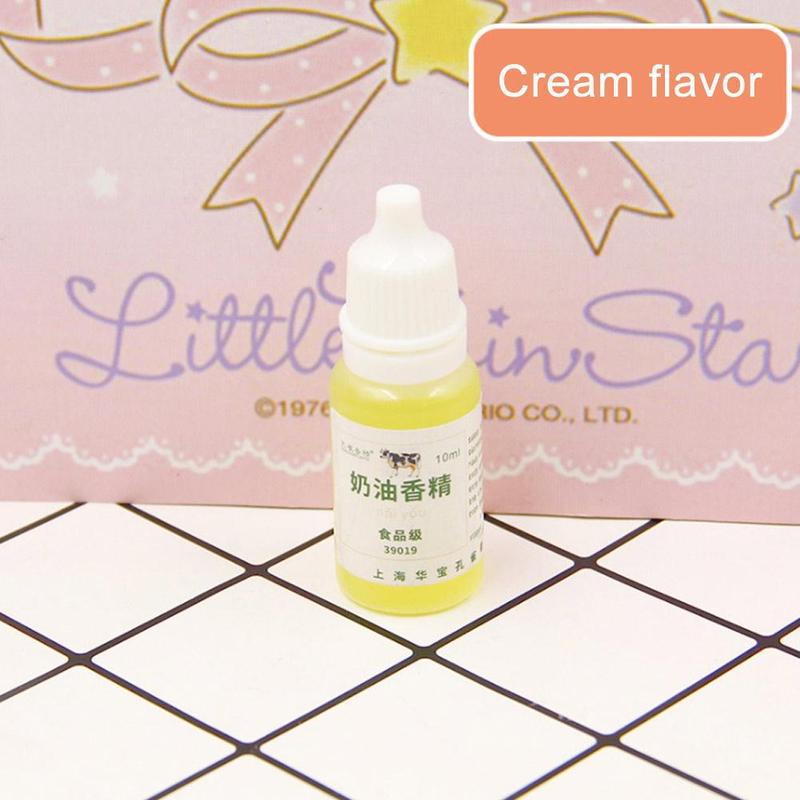 10ML Geschmack für Schleim Modellierung Ton DIY Pädagogisches Spielzeug für Kinder Kinder Kreative Machen Ihre Schleim Geruch Süße Scheiben aromen: creamy