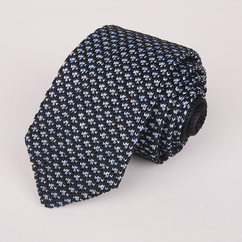 Corbatas de punto para hombre, 6cm, vestido de negocios a la , ropa informal con corbata de lana, Corbatas formales para boda,: ZZJ-084