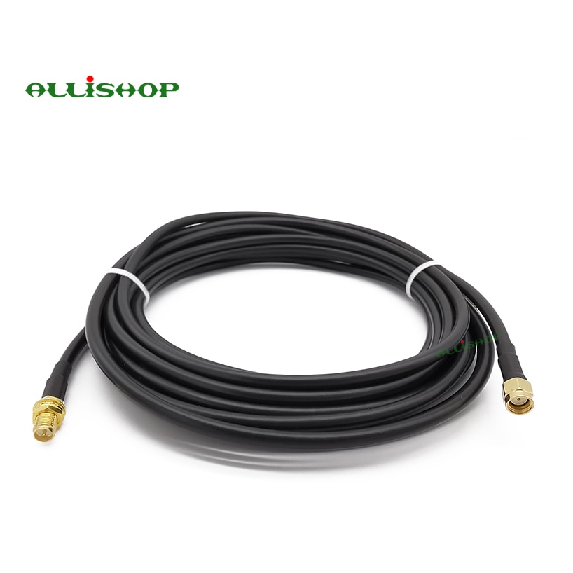 RF LMR200 Low Loss RP-SMA Male to RP-SMA Female Antenna Cable 1M 3M 5M 8M 10M 12M 15M