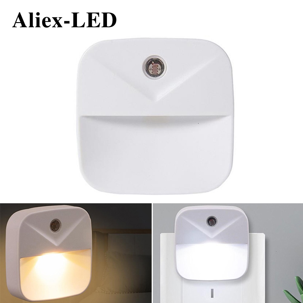 Soveværelse indretning natlys dekorativ lampe lyssensor kontrol eu us stik natlampe børn børn stue soveværelse belysning
