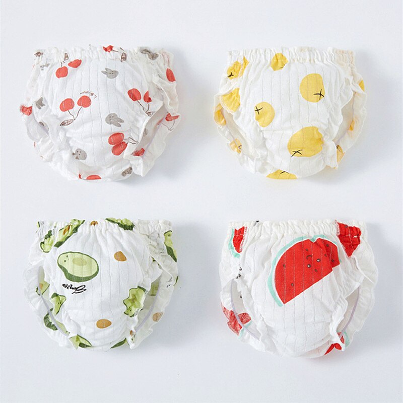 Culottes en coton pour filles, kawaii, culottes à couches pour bébés, loisirs, Triangle, pantalons à pain PP pour enfants