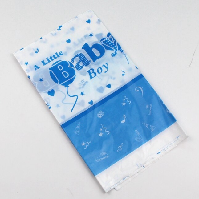 108*180cm rosa prinsesskronor plast engångsdukar för tecknad barn grattis på födelsedagsfest plast duk tillbehör: Stil 4