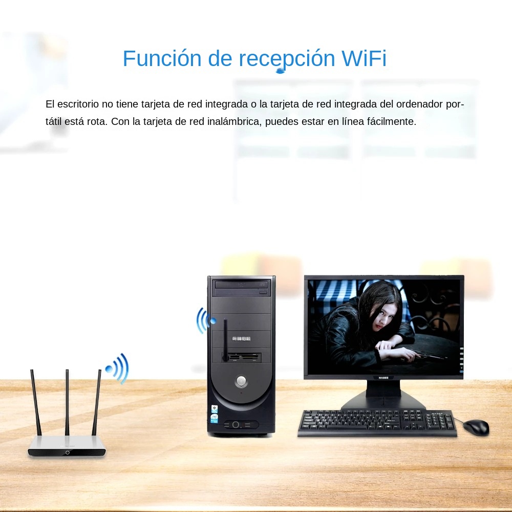 Mini USB WiFi Adapter 150Mbps 2.4GHz Wireless Network Card MT-7601 Network Card Wireless Wi-Fi Receiver for PC Laptop Desktop
