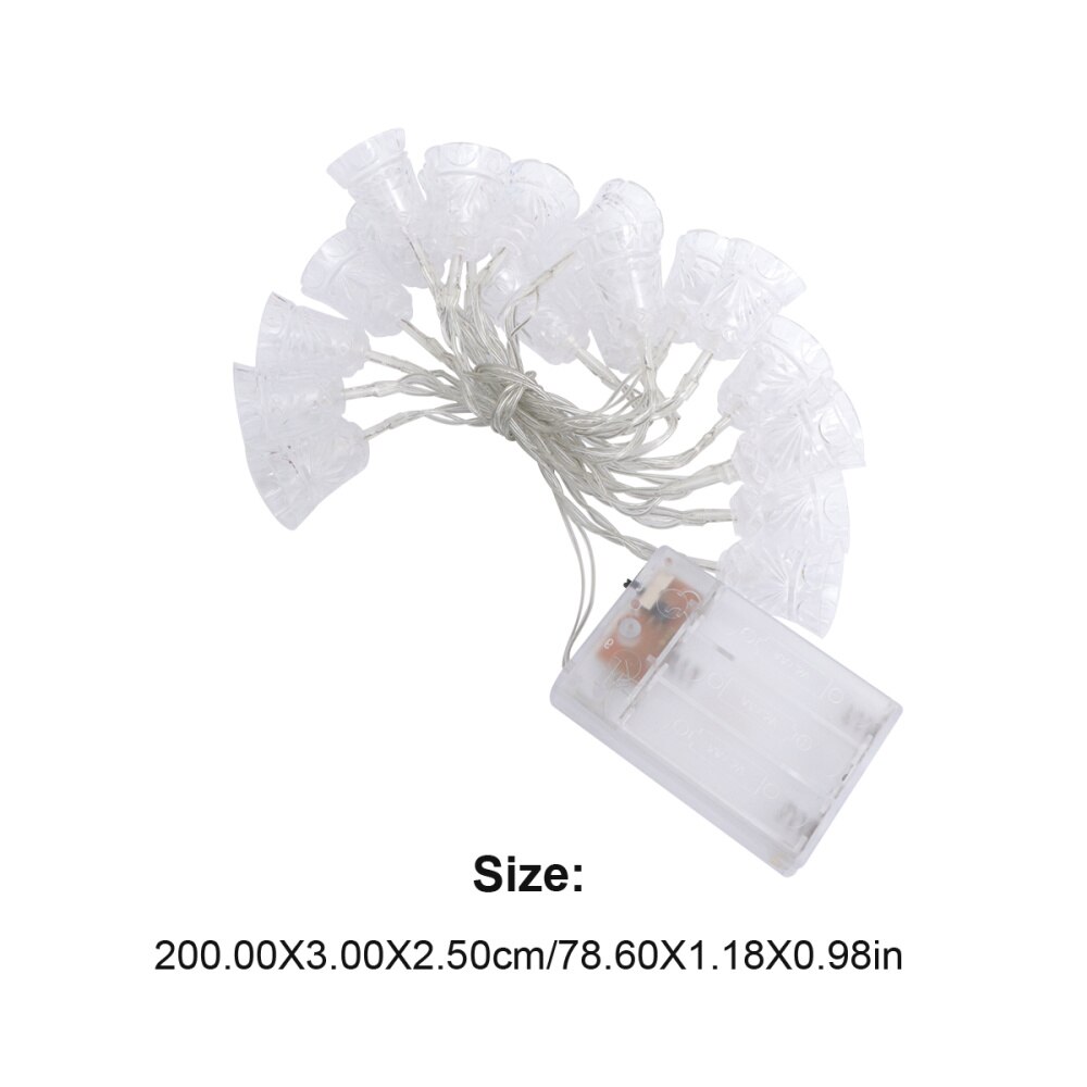 1 Set of Plastic Transparent Practical String Lights Hanging Lights Pendant Lights for Garden Party Interior Decor