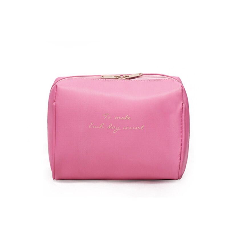 Reistasjes voor cosmetica, tasje voor essentiële oliën, draagbare reistas, handig make-up tasje voor dames en meisjes, reisorganizer, make-up tasje: Roze
