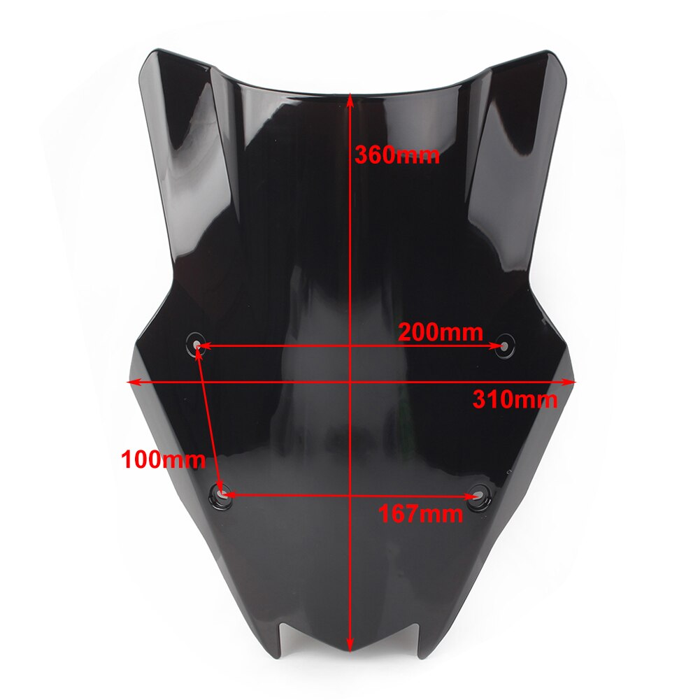 Parabrisas para motocicleta Z 1000 SX, protección contra el viento para Kawasaki Z1000SX