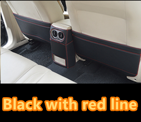 Car pads front rear door Seat Anti-kick mat Accessories For SUBARU Forester Legacy Outback XV BM BR BN BS SH SJ: Blue