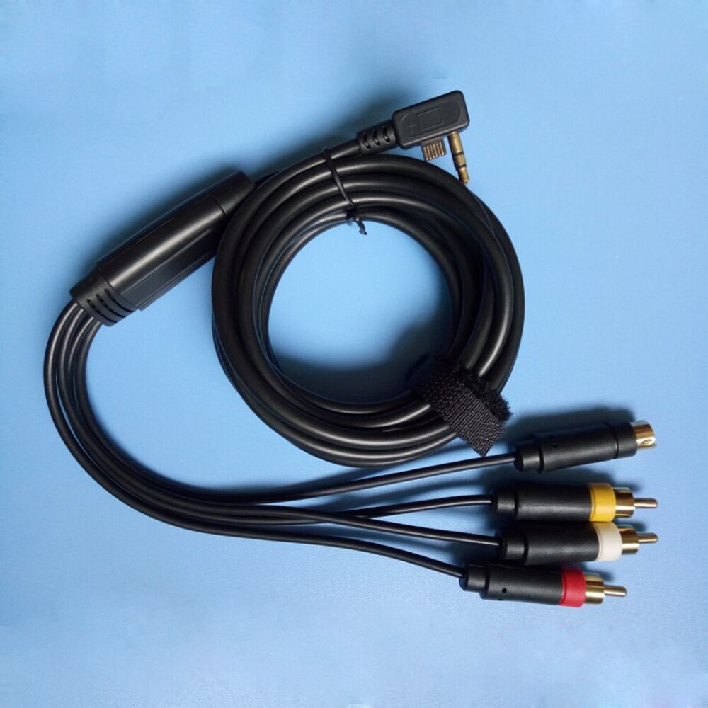 Black S-Video AV cable for PSP2000 3000 cable