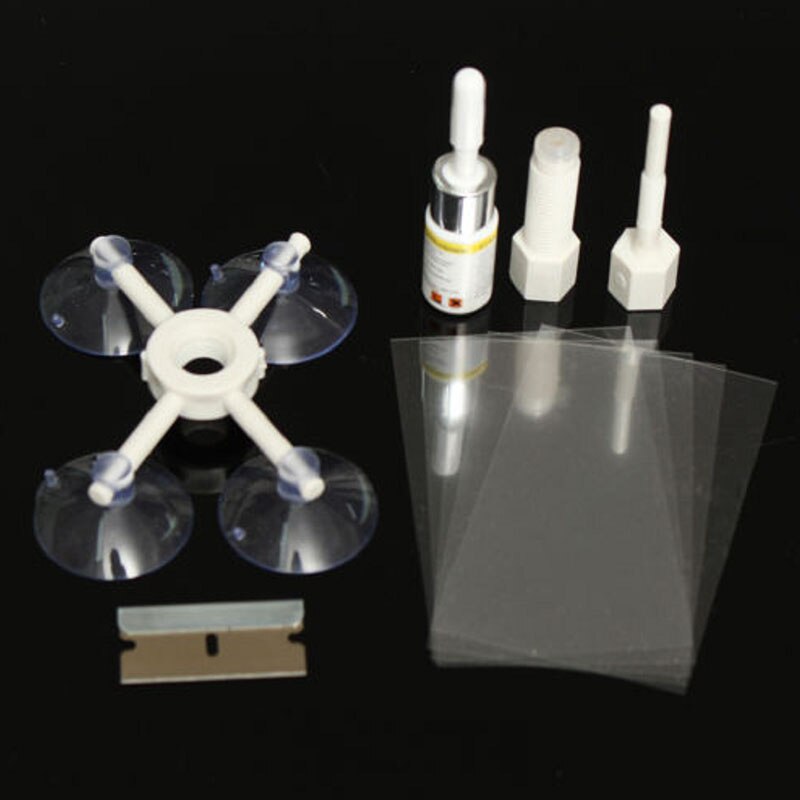 Faroot Automobil Glas Nano Reparatur Flüssigkeit Auto Fenster Glas Riss Chip Reparatur Werkzeug Bausatz Wiederherstellung Windschutzscheibe Reparatur Auto Styling: Lavendel