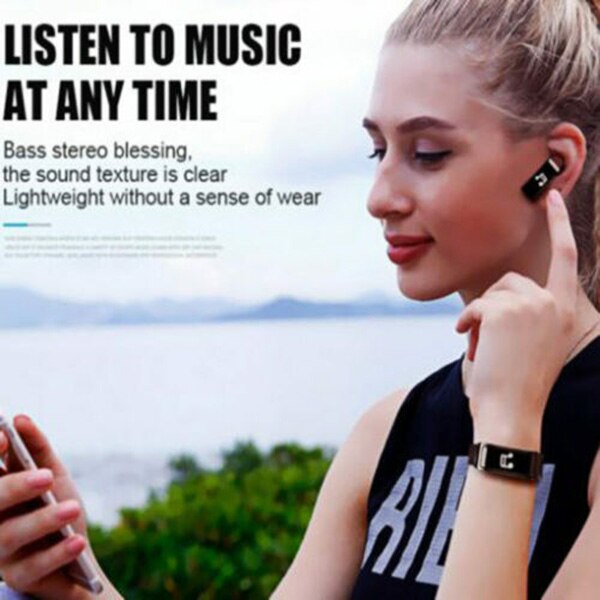 Smart Bracelet Wireless Communication Sport Step Counting Heart Rate Sleep Record AN88