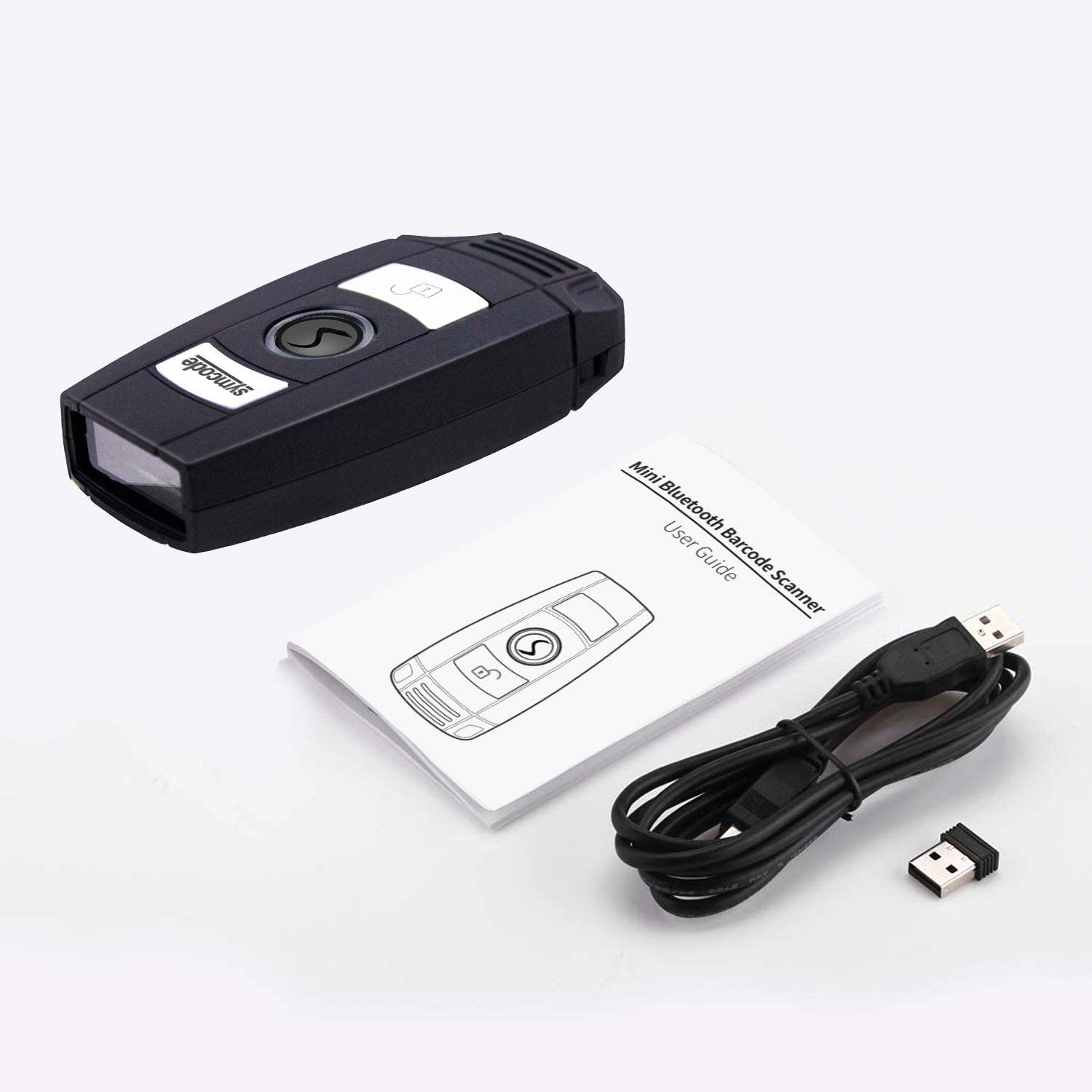 2D Handheld Portable Mini Wireless Bluetooth USB Bar code Scanner,with Storage Mode,16MB Storage Memomry