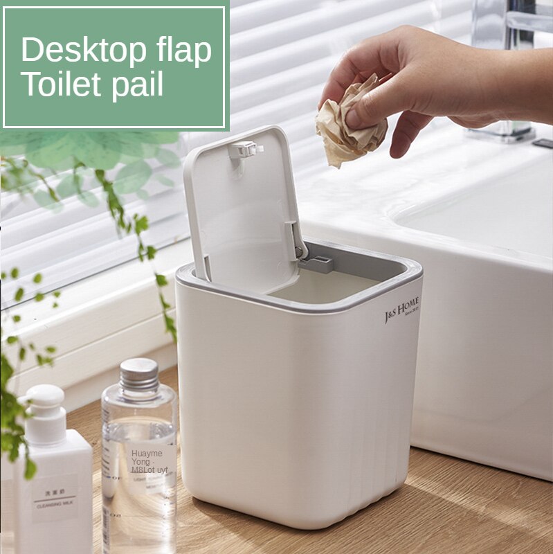 Desktop Mini Car Table Bin Trash Bucket Xiaomi Can Office Kitchen Zero Waste Recycling Buckets Tools Storage Cubes for Garbage