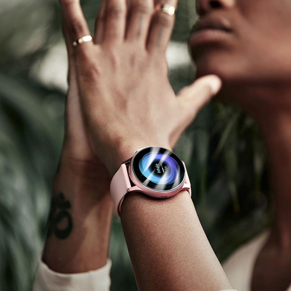 Película protectora de vidrio templado a prueba de arañazos para Samsung Galaxy Watch Active 2, accesorios para reloj inteligente de 40MM y 44MM