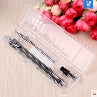 premium metal standard compasses with pencil leads durable pencil compass office and school supplies DELI 8603