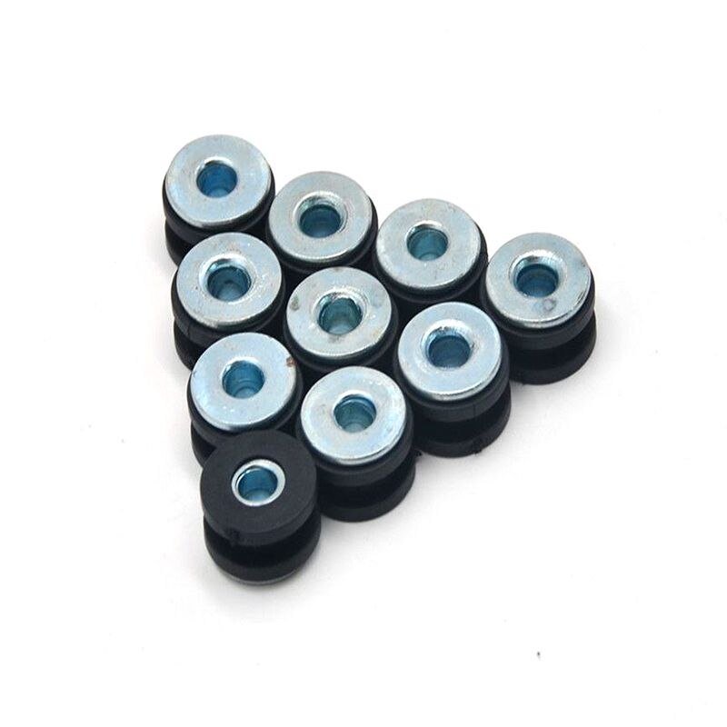 10Pcs Motorcycle Rubber Buffer Wasmachine Decompressie Bolt Buffer Kit Vervanging Accessoires