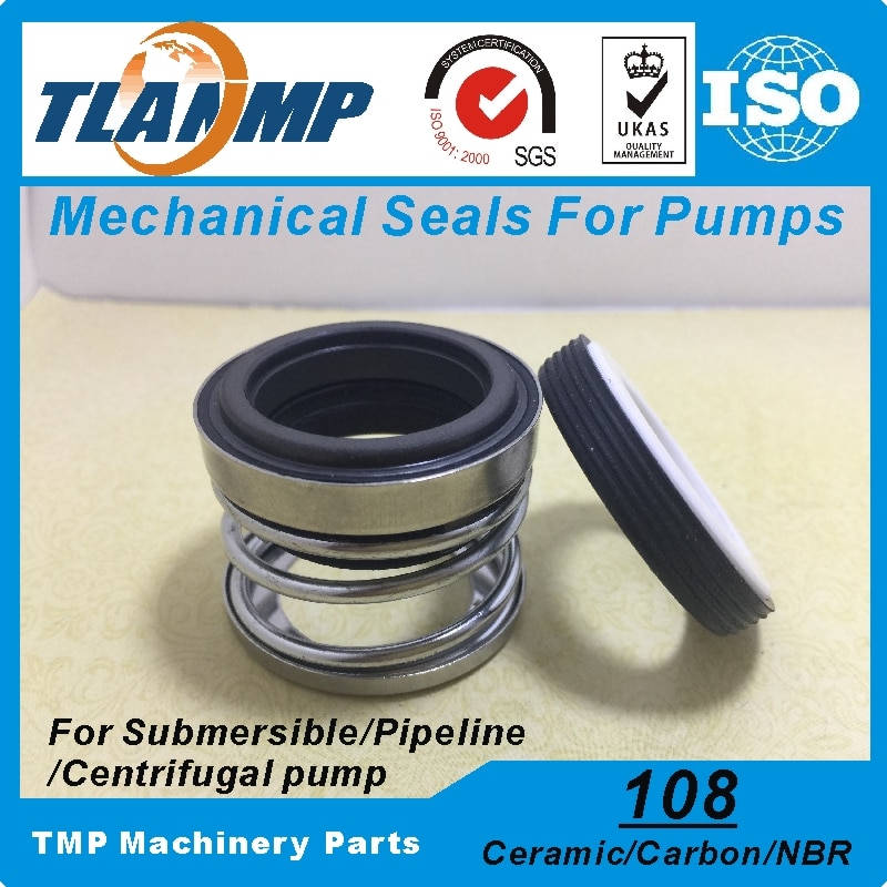 108-8 TLANMP Mechanische Dichtungen (Material: Kohlenstoff/Keramik/NBR) welle Größe 8mm Einzelnen Frühling Pumpe Dichtung, sitz outersize 18mm.