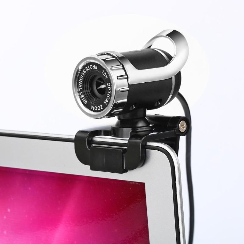 Webcamera USB de 360 grados, Webcam Digital de vídeo con micrófono, Clip de micrófono, imagen CMOS para ordenador, PC, escritorio, portátil, TV Box