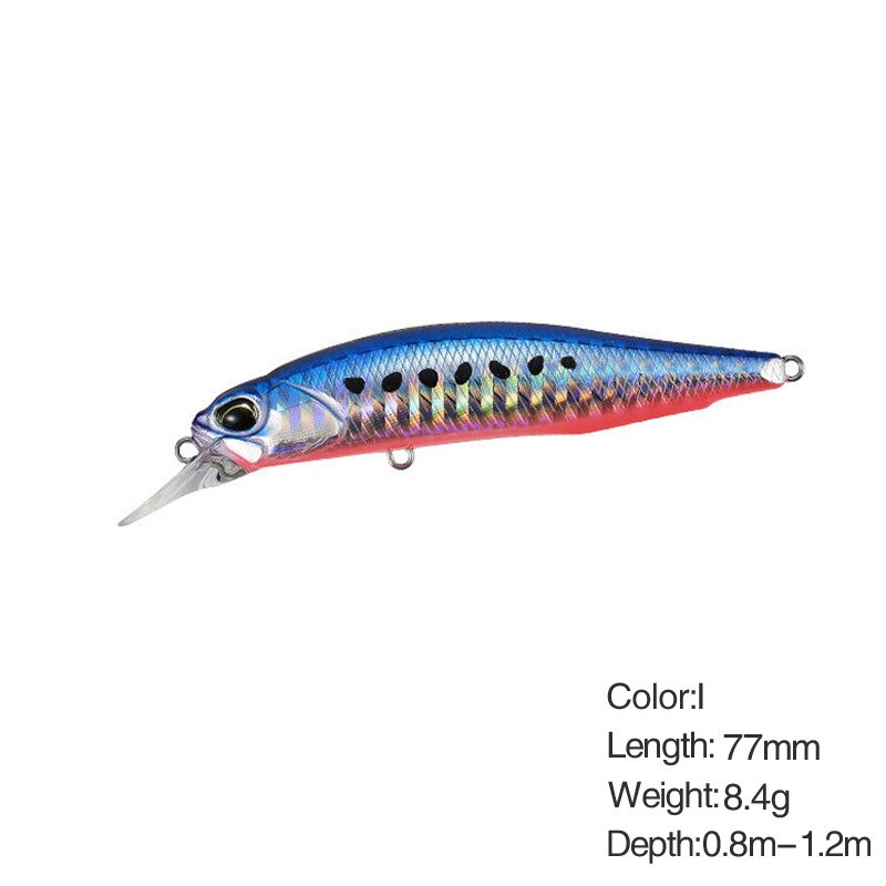 Minnow lokke haard agn kunstige woblere fiskeri lokker suspenderende krank wolfram vægt system wobler model krank agn: Jeg