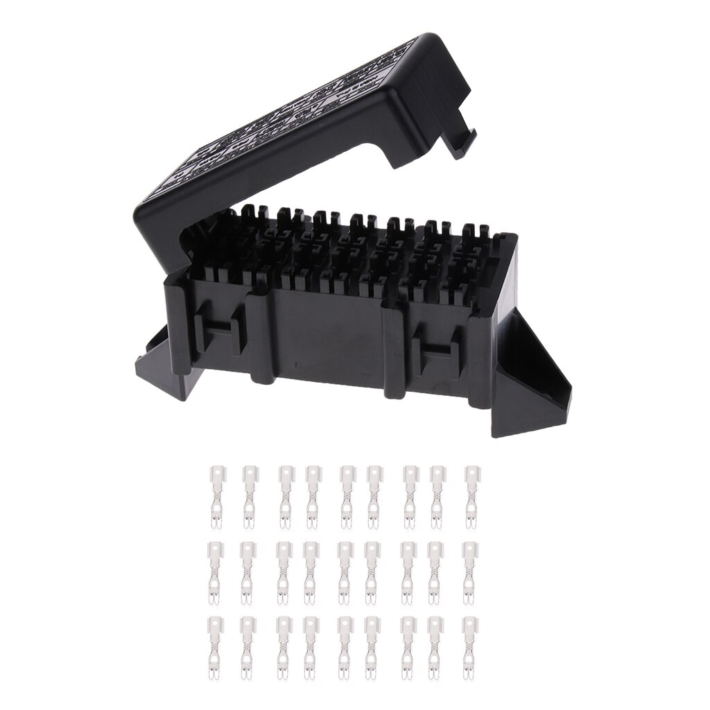 Car Truck 14Way Circuit Standard ATC ATO Blade Fuse Box Block Holder 12V/32V