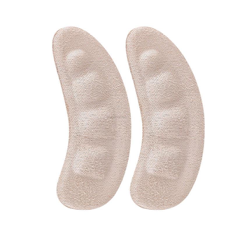 Almohadillas para zapatos de tacón alto, almohadillas antideslizantes para sandalias, pies antidesgaste, protectores de talón de silicona para zapatos de mujer, protector de talón: Beige