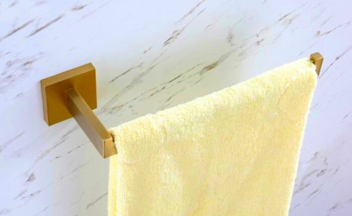 304 Stainless Steel brushed gold Coat Racks Towel Hook ,paper holder,towel holder, Round Base Robe Hook Wall Mounted BL476: towel ring