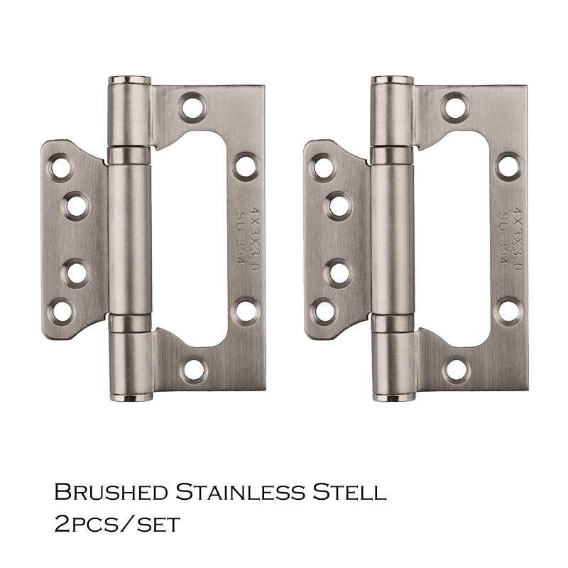 brushed nickel and bronze color stainless steel 4" Heavy Duty house Door Hinge open 270 degree Hinge with screws: Brushed Nickel