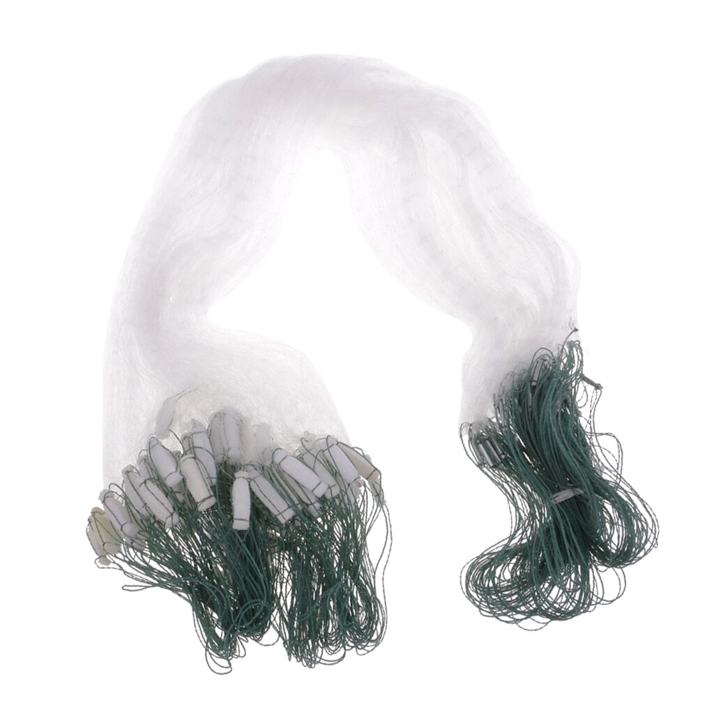 25 Meters Fishing Gill Net 1 Layer Monofilament Fishing with Mesh Trap Float Efficient Fishing Tackle Fishing Net Equipment