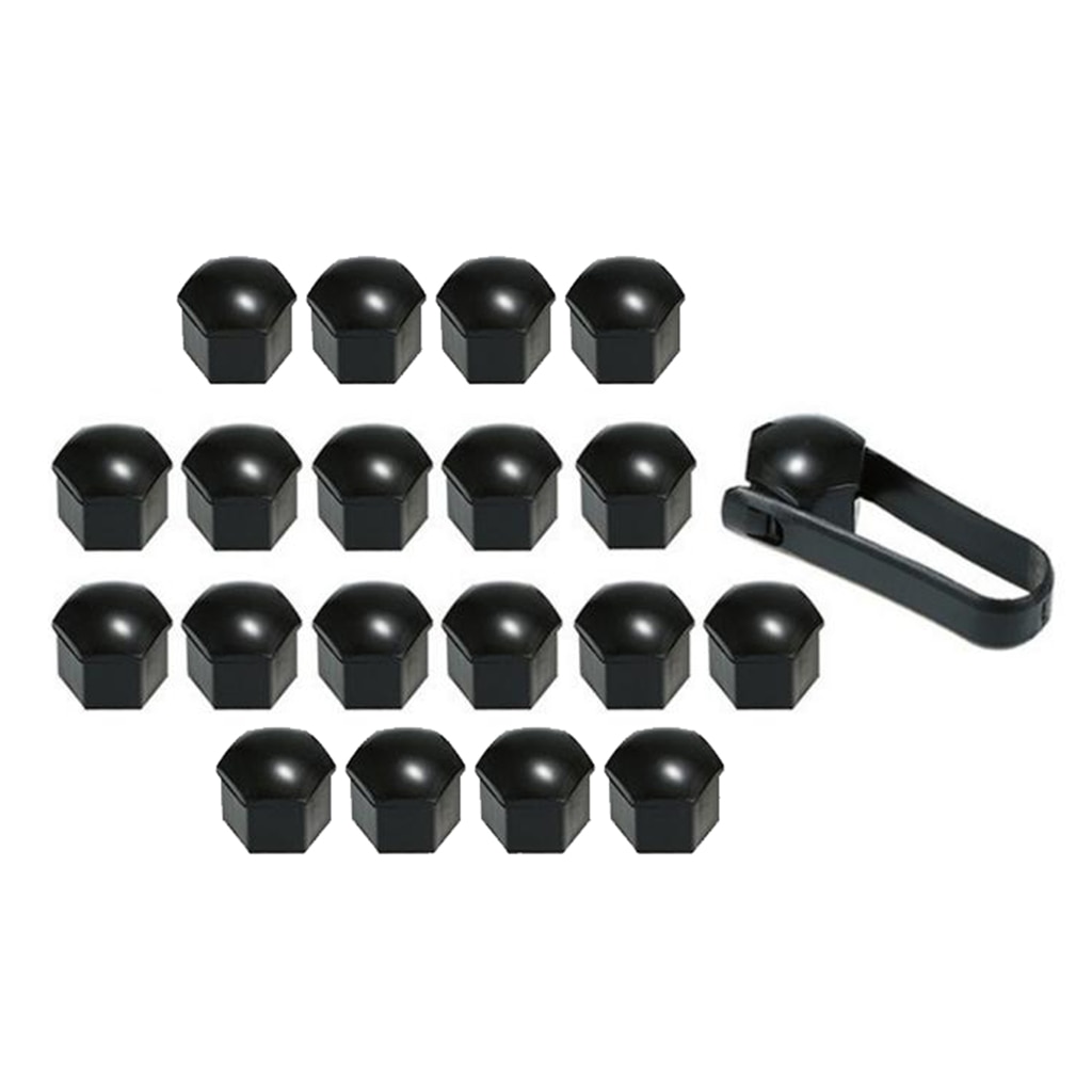 20 Sets Universal 22mm Wheel Nut Cover Caps With Removal Dismantle Tool