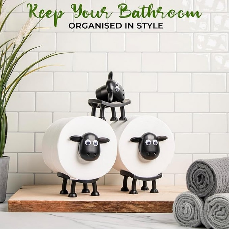 Schafe Form Wc Tissue Rack Wc Papier Halter Harz Schöne Schafe Tissue Box Stapelbar Für Home Badezimmer Nacht Steht Halter