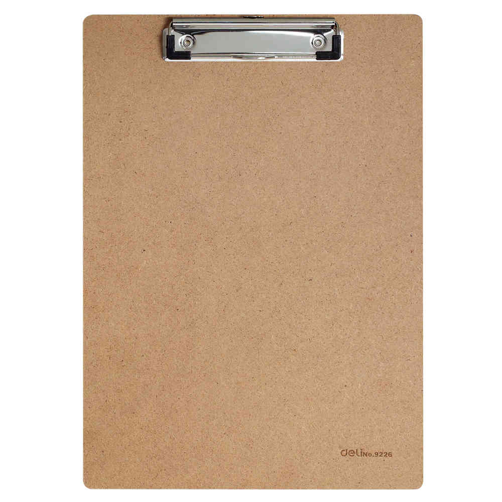 1pc wooden Board clamp A4 document bag file folder clipboard business office financial school supplies