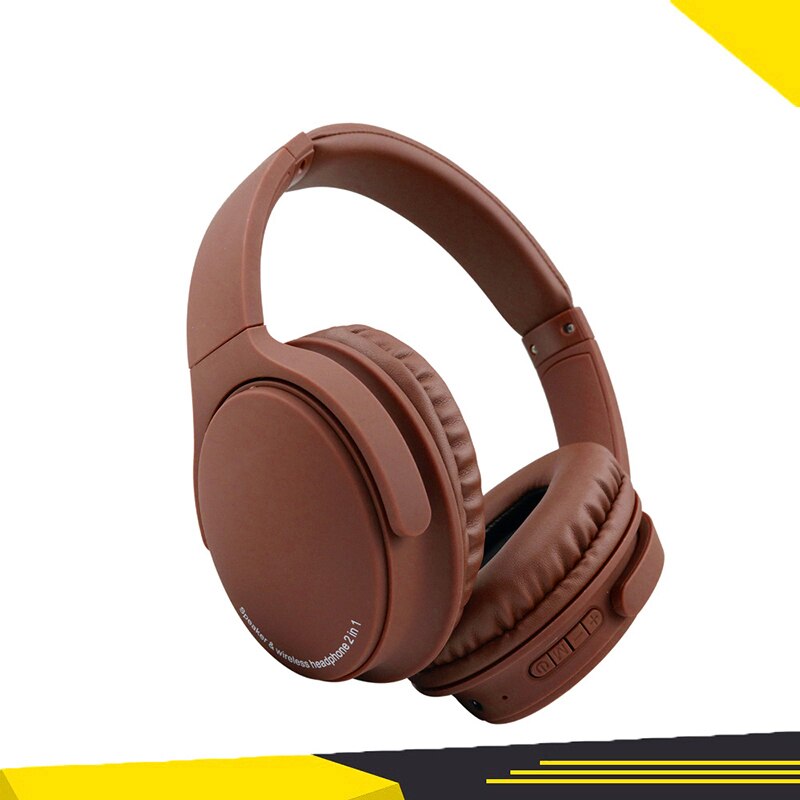 MS-K22 fone de ouvido bluetooth 2-em-1 alto-falante sem fio fone de ouvido suporta cartão tf, música jogos fone de ouvido com microfone