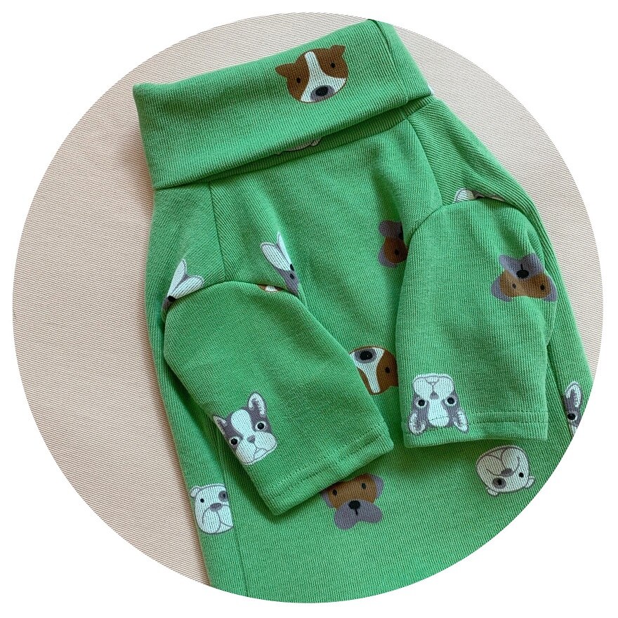 Hond Kleding Groen Kalf Patroon Hond Compassionate Hond Pyjama Geschikt Voor Grote Hond Puppy Kat Shirt: XL