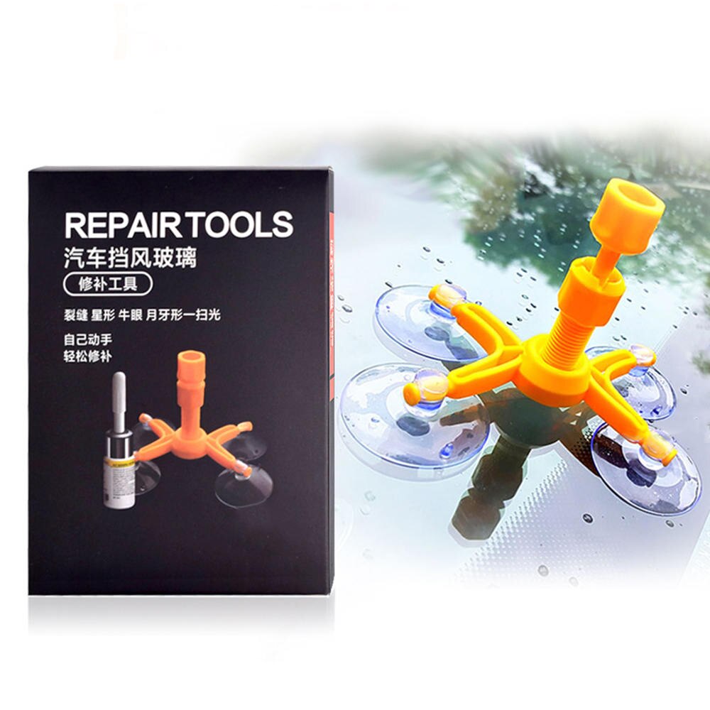 Windscreen Windshield Repair Tool Set DIY Car Kit Wind Glass For Chip Crack Car Repair Tool
