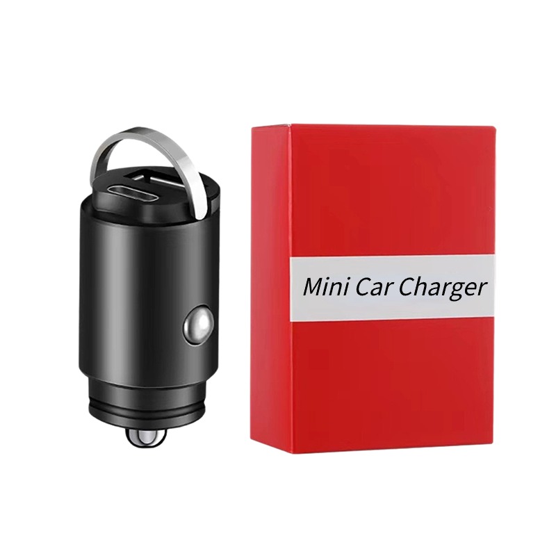 100W Mini Car Charger QC3.0 PD with Charging cable Lighter Fast Charging for Xiaomi Samsung Huawei iPhone Car USB Type C Charger