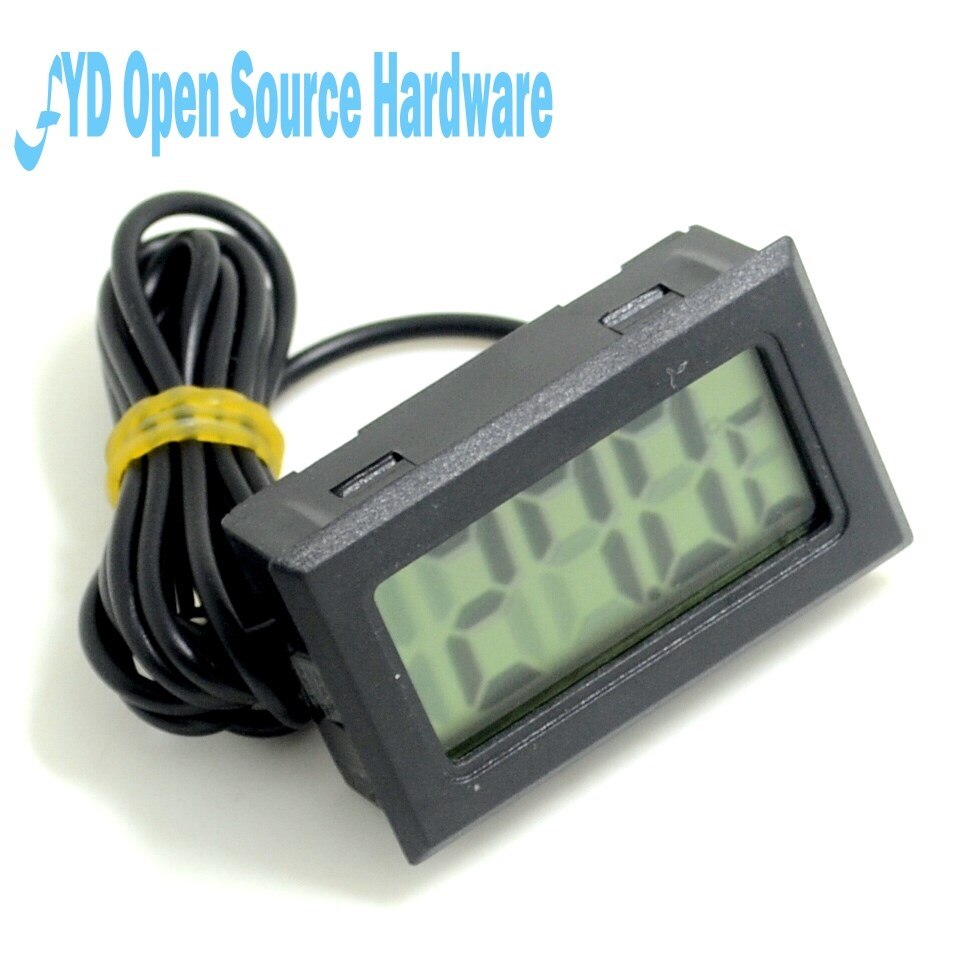 1Pcs Digital LCD Probe Fridge Freezer Thermometer Thermograph For Aquarium Refrigerator