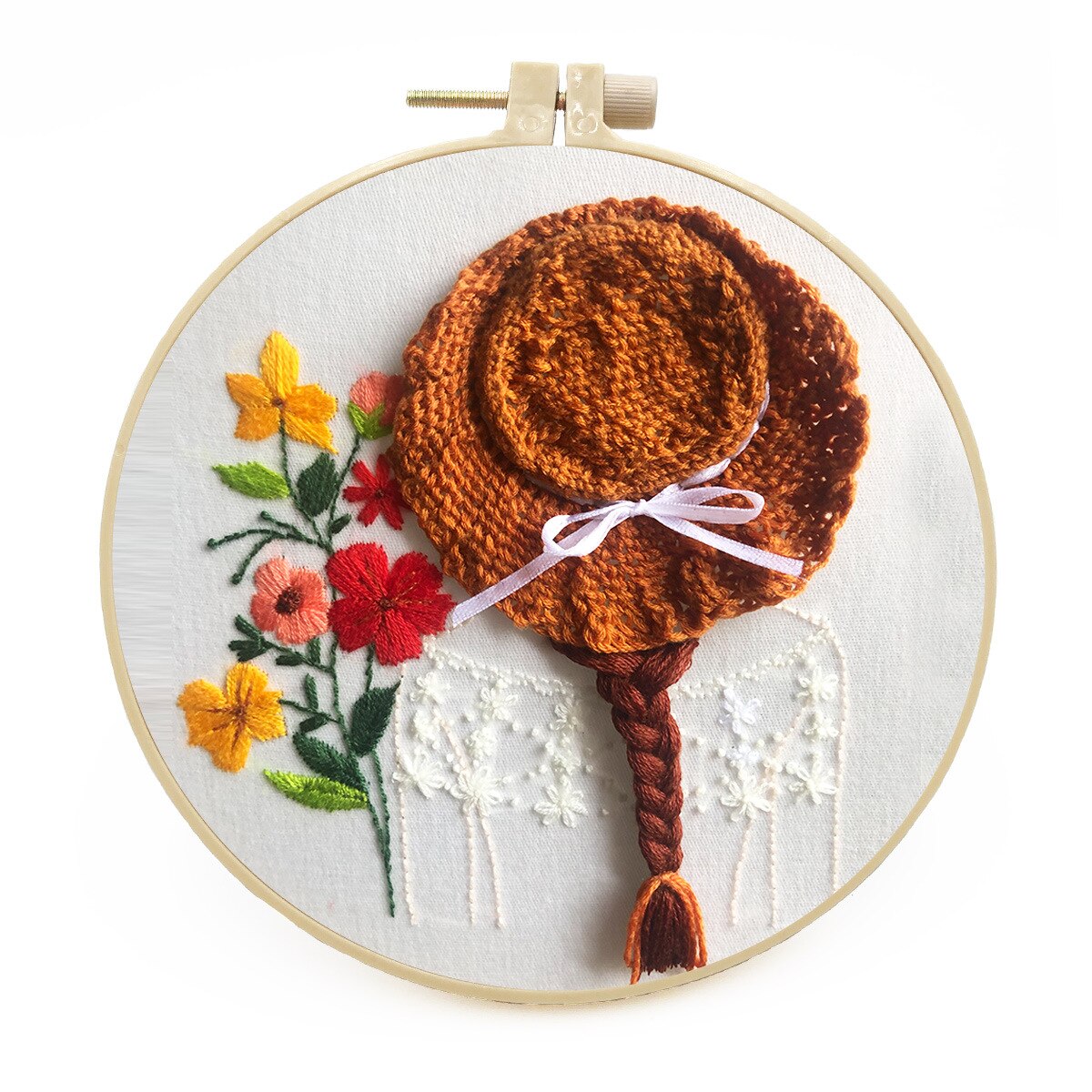 Æstetisk menneskelig natur broderi kit gør-det-selv håndarbejde festsu håndværk til begyndere korssting kunsthåndværk (uden bøjle): B