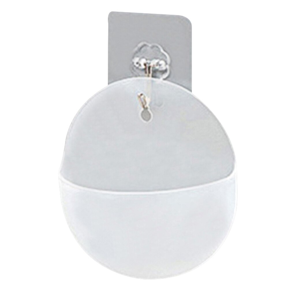 Decorative Plastic Hanging Pots Flower Pot Wall Mounted Flowers Garden Indoor Wall Decoration for Succulent Plants GHS99: B-Transparent