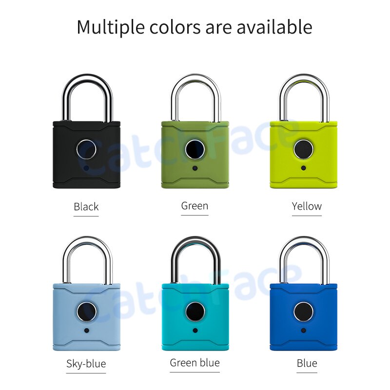 Bluetooth Smart Hangslot Vingerafdruk Lock Slimme Keyless Met Ttlock App