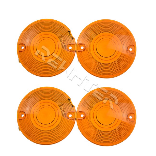 Turn Signal Lens 2 Pieces Motorcycle Turn Signal Cover Accessory