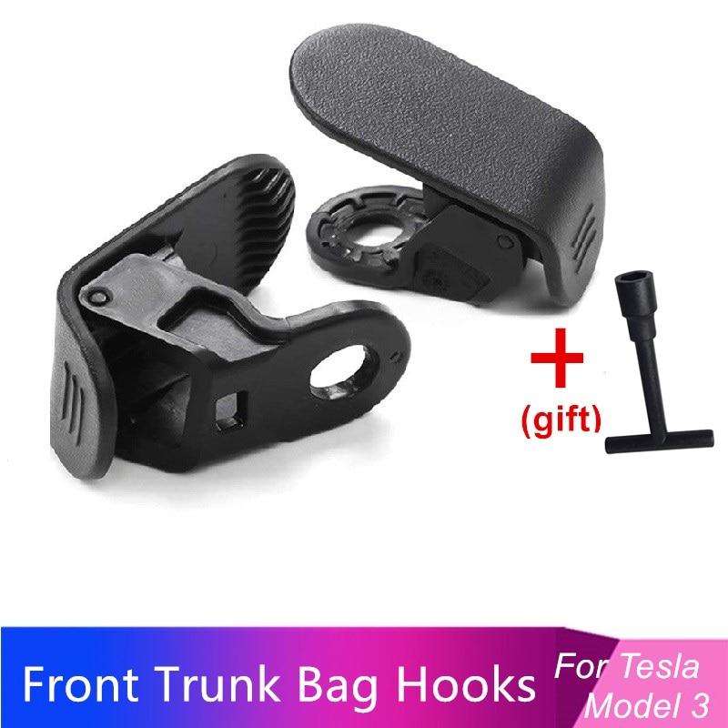 2pcs For Tesla Model 3 Accessories Car Front Trunk Hook For Tesla Model 3 Accessories Model 3 For Tesla Three Model 3 Model3