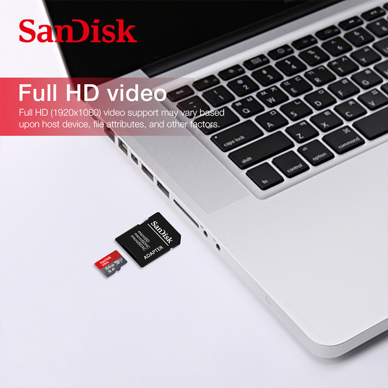 100% Original SanDisk Micro tf SD Card Class 10 TF Card 32GB 64GB 128GB Memory Card for Phone Tablet Flash Card