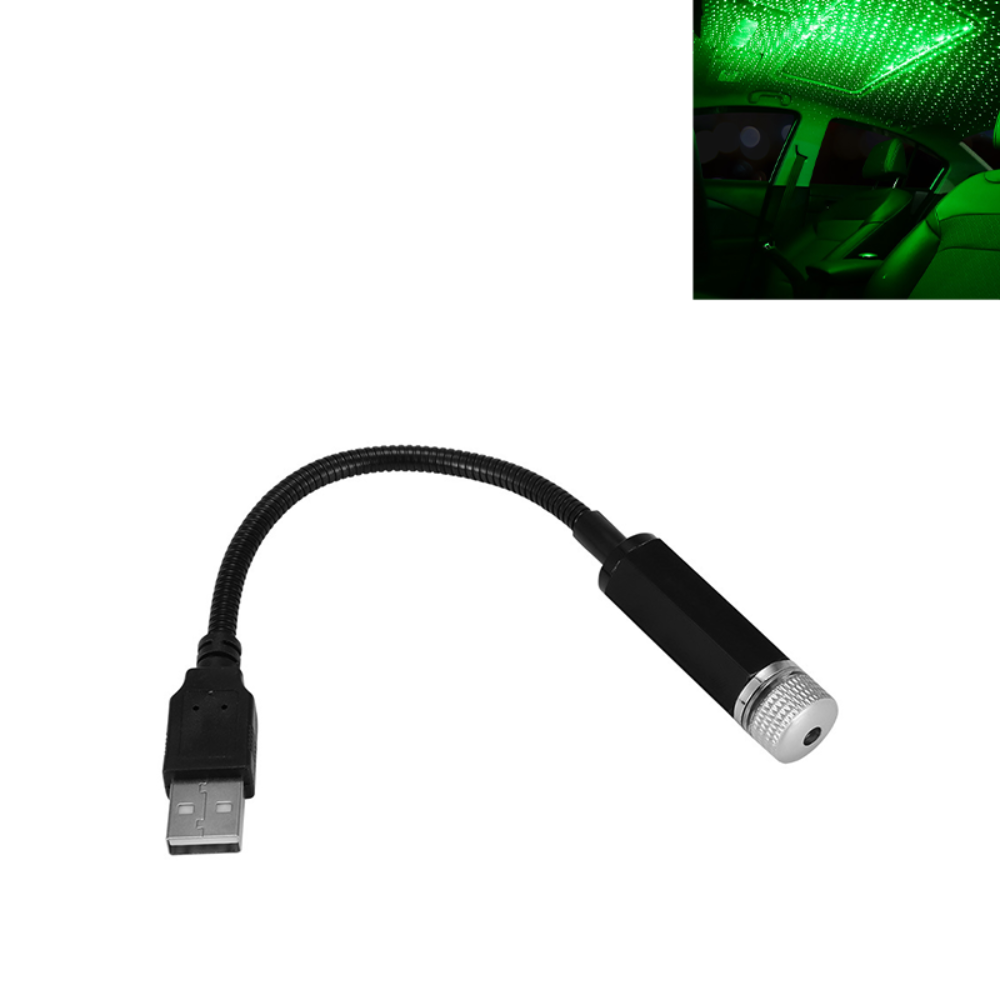 Neue Mini Auto Dach Stern Himmel Lampe USB Stecker Und Spielen Projektion Ambiente Nachtlicht Innen Umgebungs Auto Decke Stern Lichter Hause: 3000K Gold