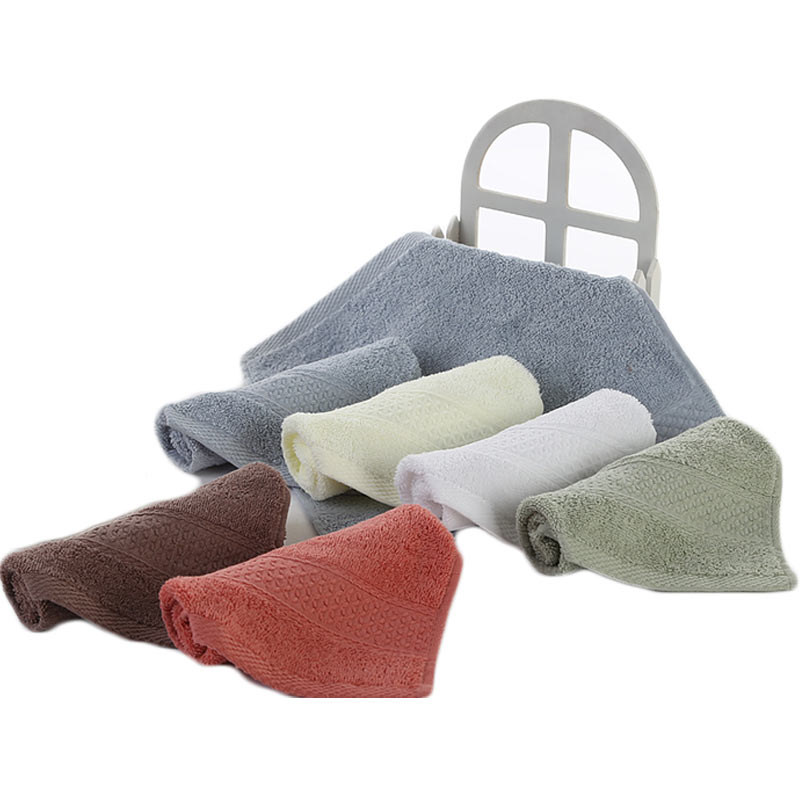 Small Cotton hand towels Square Face Towel Bathroom Soft kids Child Washcloth 34*34cm 17colors
