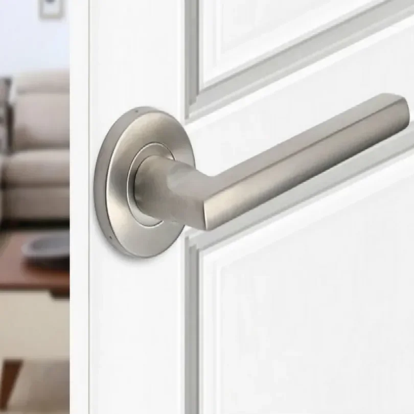 Dørhåndtag til indvendige døre, sort, sort, gylden, sølv, uden lås: 150mm / Sølv