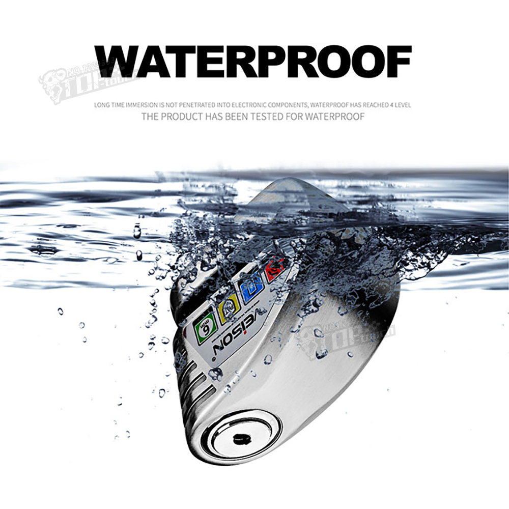 VEISON Moto Lock Bike Alarm Lock impermeabile Scooter Disc Locks avvertimento sicurezza antifurto bicicletta Para Moto Alarma Moto