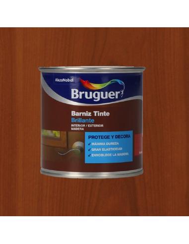 Barniz tinte brillante (princesa) cerezo 0,75l bruguer, barniz