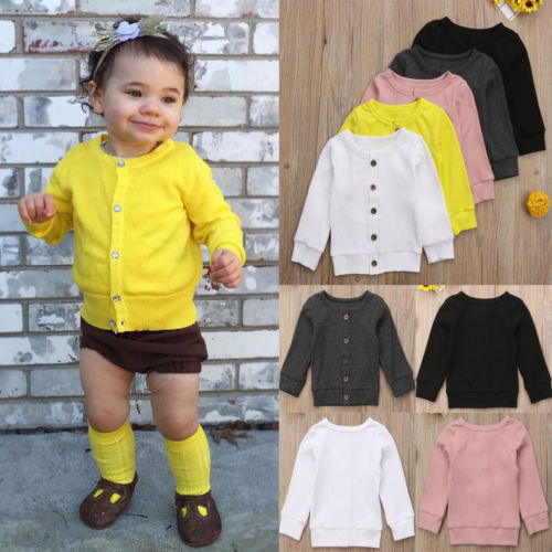 Einfarbig Herbst Winter Baby betroffen Strickjacke zur Seite fahren Kleinkind freundlicher Baby Mädchen Jungen Gestrickten zur Seite fahren Strickjacke Spitzen 0-24M