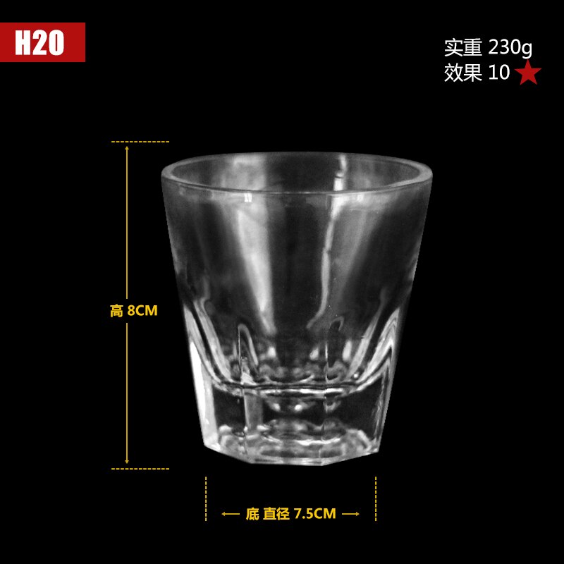 Zelf Explosie Fles 2.0/Ontplofte Cup Edition Glazen Podium Close Up Magic Illusies Commedy Goocheltrucs Props Accessoires: H20