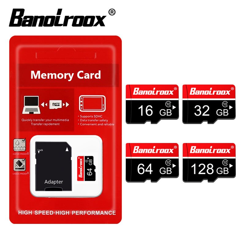 5 pz/lotto carte sd scheda di memoria micro SD carta 8GB 16GB 32GB 64GB 128GB microsd cartao de memoria C10 carta di TF 4GB C6 adattatore libero