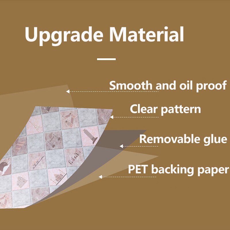 Folia aluminiowa olej wodoodporne tapety robić kuchni meble robić salonu ambona płyta winylowa samoprzylepne papier przylepny Dom dekoracje